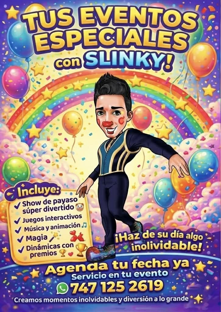 Servicios de Payaso Slinky