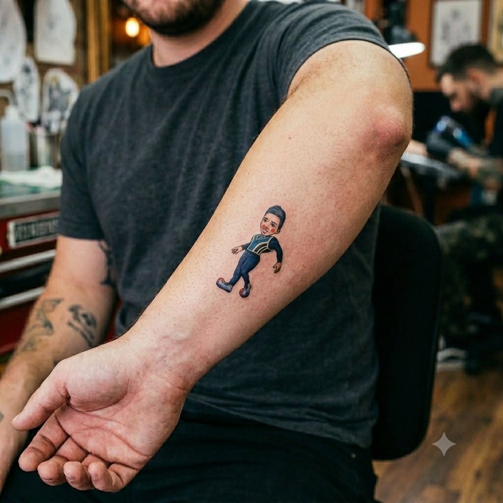 Promoción divertida de tatuarse a Slinky